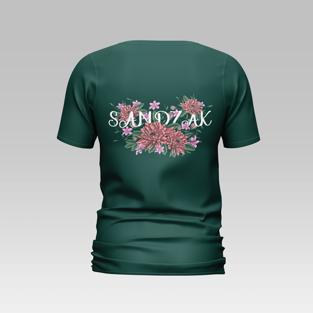 Sandžak T-Shirt mit Blumenprint